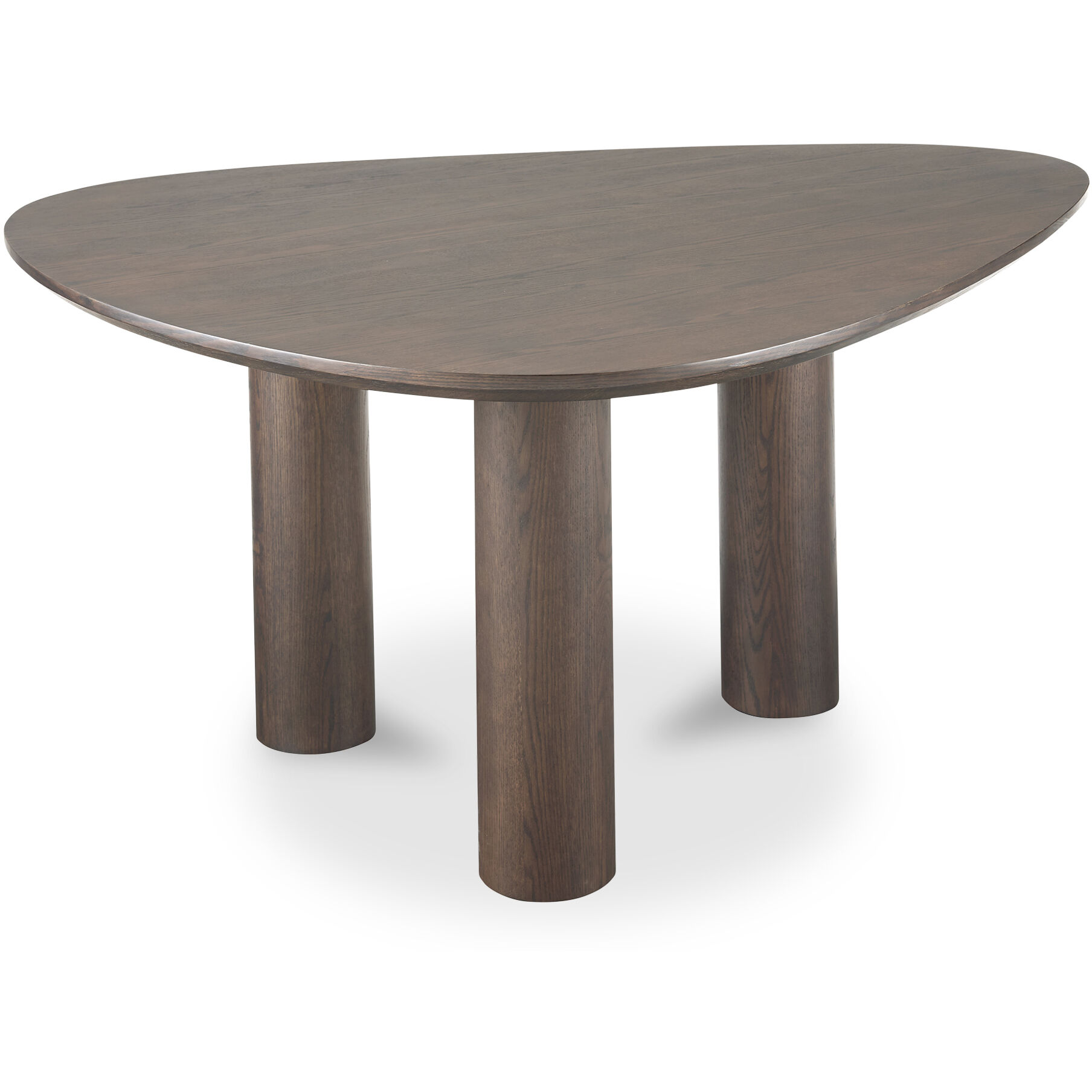Finley 59.5 X 51.75 inch Dark Brown Dining Table