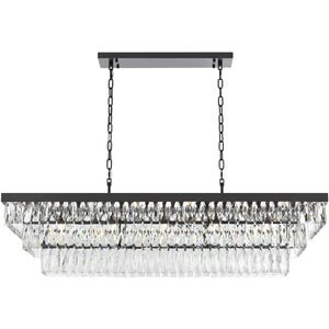 Josephine 17 Light 16 inch Black Chandelier Ceiling Light