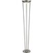 Odyssey 71 inch 150.00 watt Satin Steel Tall Floor Lamp Portable Light