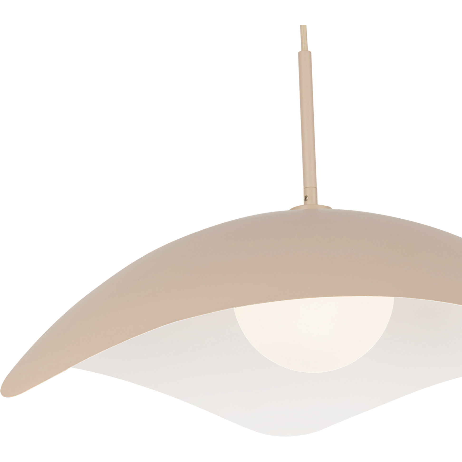 Kirby Pendant Ceiling Light in Peach