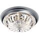 Canada 4 Light 14.56 inch Chrome Flush Mount Ceiling Light