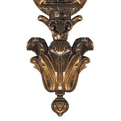 Metropolitan Collection Wall Sconce Wall Light in Oxidated Brass