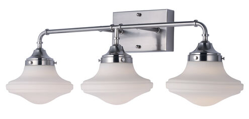 New School LED 28 inch Satin Nickel Vanity Light Wall Light