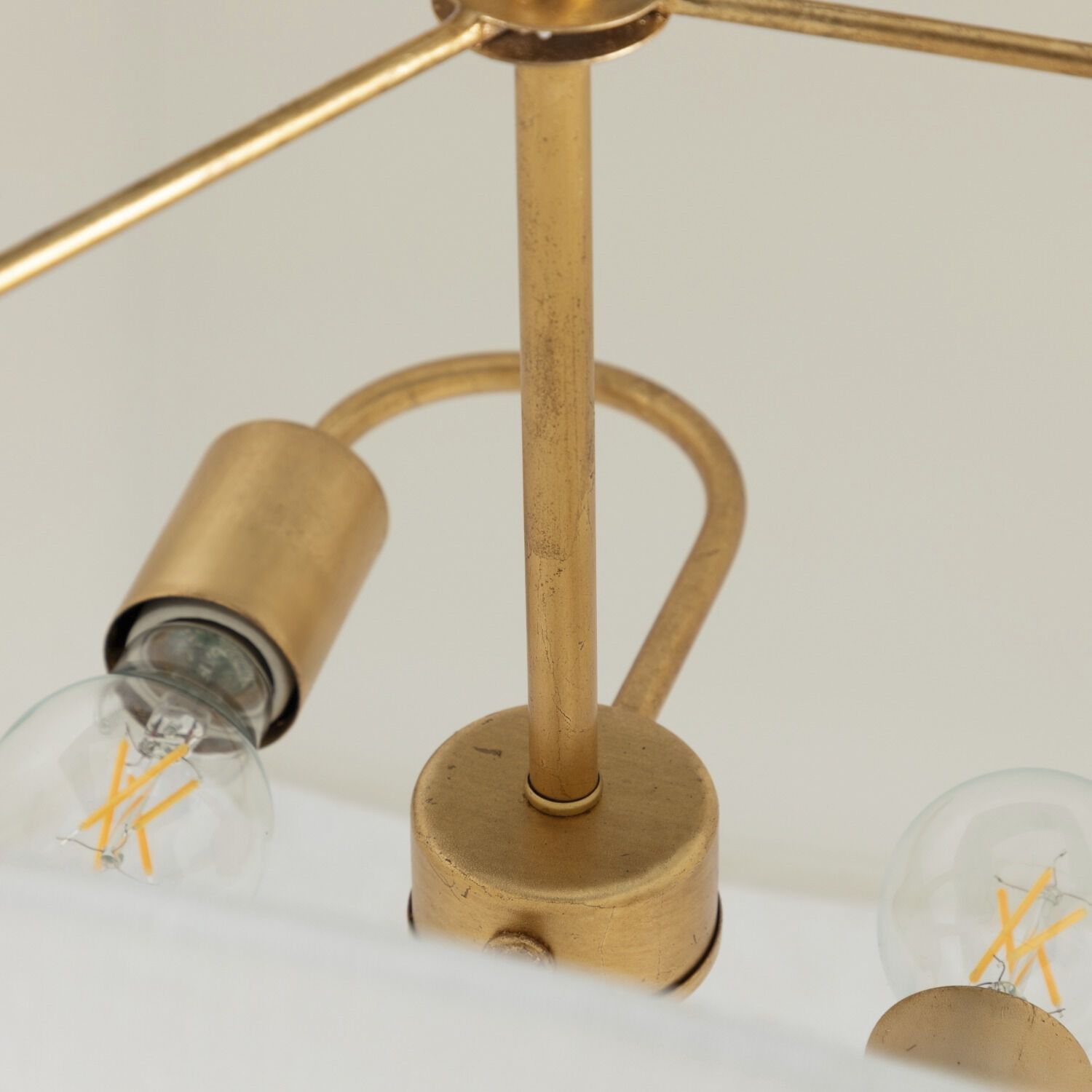 Hammond 2 Light 29 inch Antique Gold / White Linen / Natural Alabaster Pendant Ceiling Light