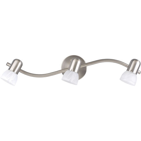 Madison 3 Light Brushed Pewter Track Ceiling Light