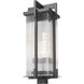 Fortis 3 Light 32.5 inch Sand Black Outdoor Post Mount Fixture