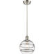 Ballston Rochester 1 Light 8 inch Brushed Satin Nickel Cord Hung Mini Pendant Ceiling Light
