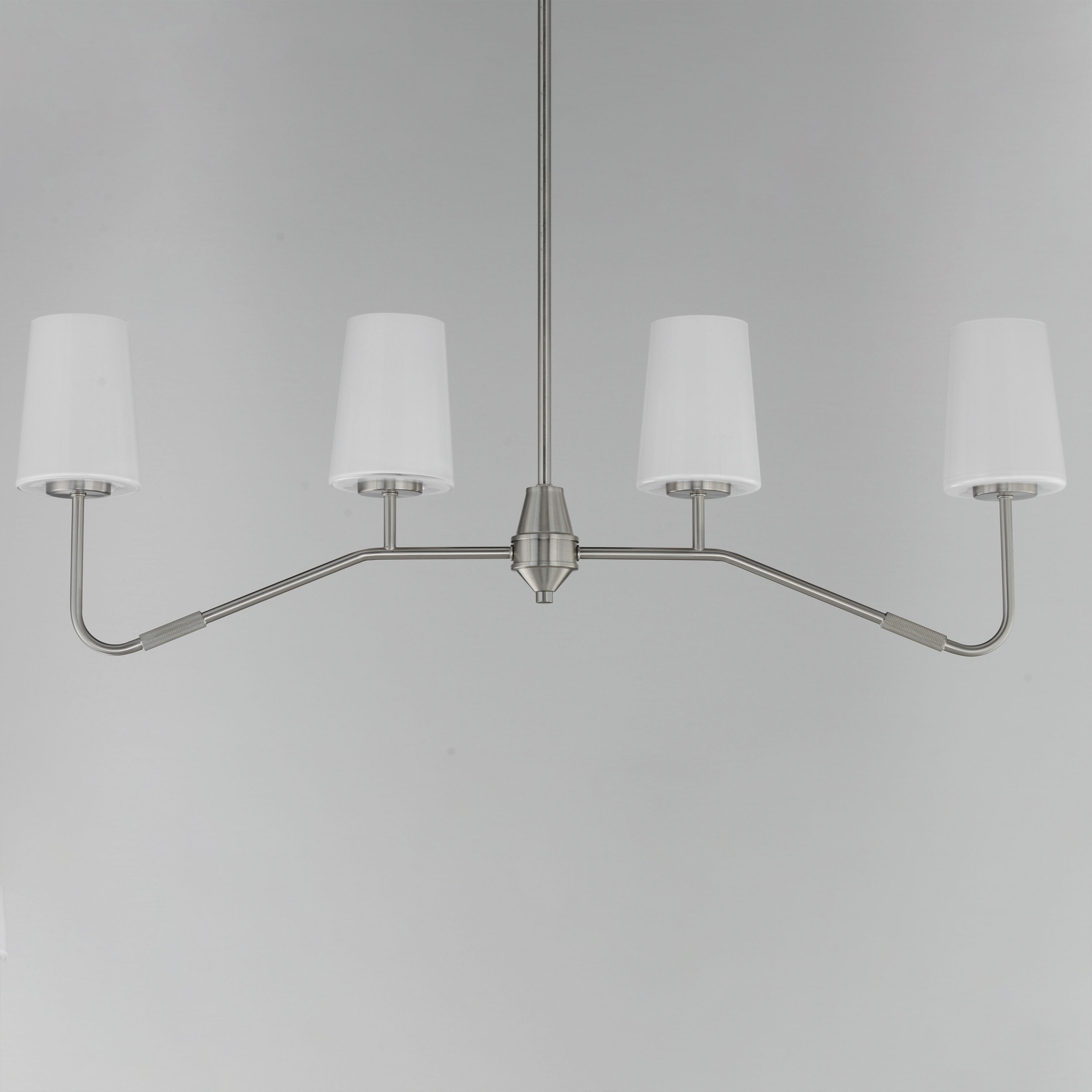 Durham 4 Light 38.5 inch Satin Nickel Linear Pendant Ceiling Light