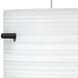 Tamburo 8 LED Black Cable Pendant Ceiling Light