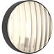 Montreal 1 Light Textured Black Exterior Wall Light