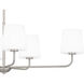 Gallagher 6 Light 42 inch Brushed Nickel Island Light Ceiling Light