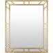 Arville 32 X 26 inch Light Grey Mirror, Rectangle