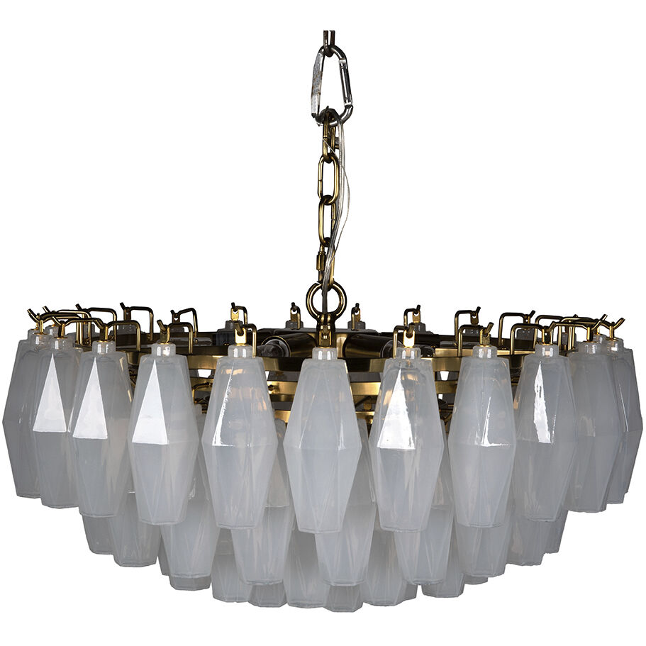 Ludmilla 6 Light 23 inch Antique Brass Chandelier Ceiling Light