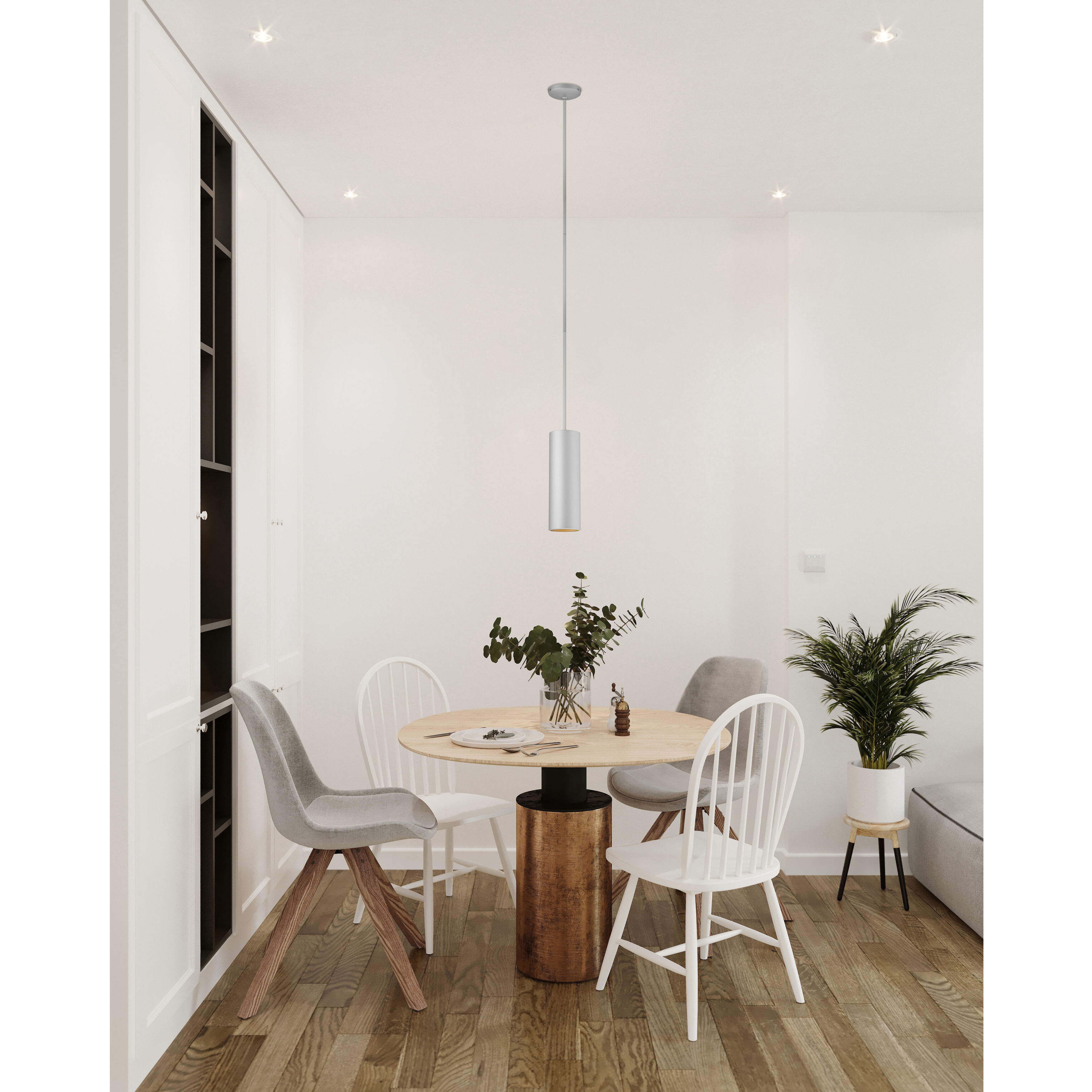 Pilson 4.75 inch Satin Pendant Ceiling Light