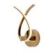 Canada LED 4 inch Gold LED Wall Sconce Wall Light, Gold Aluminum Frame