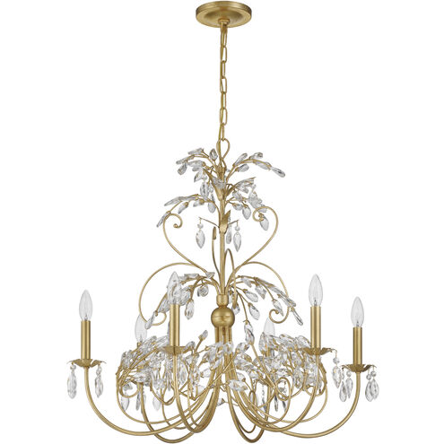 Sadie 6 Light 29 inch Antique Gold Chandelier Ceiling Light