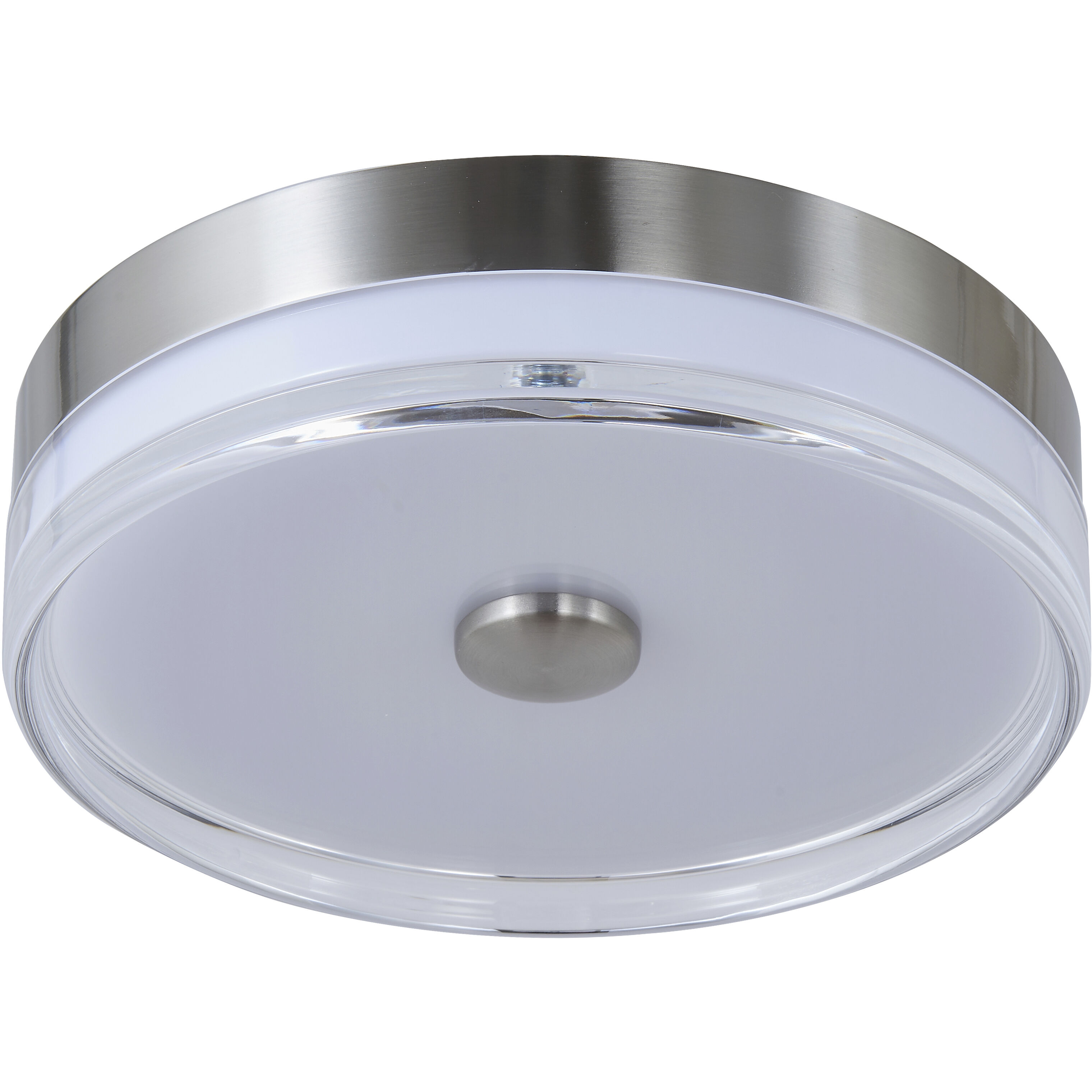 Iris LED 11.5 inch Brushed Nickel Flush Mount Ceiling Light