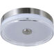 Iris LED 11.5 inch Brushed Nickel Flush Mount Ceiling Light