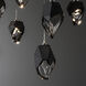 Chrysalis 10 Light 10.1 inch Sterling Pendant Ceiling Light in Black Crystal