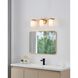 Bedminster 3 Light 24 inch Champagne Gold Vanity Light Wall Light