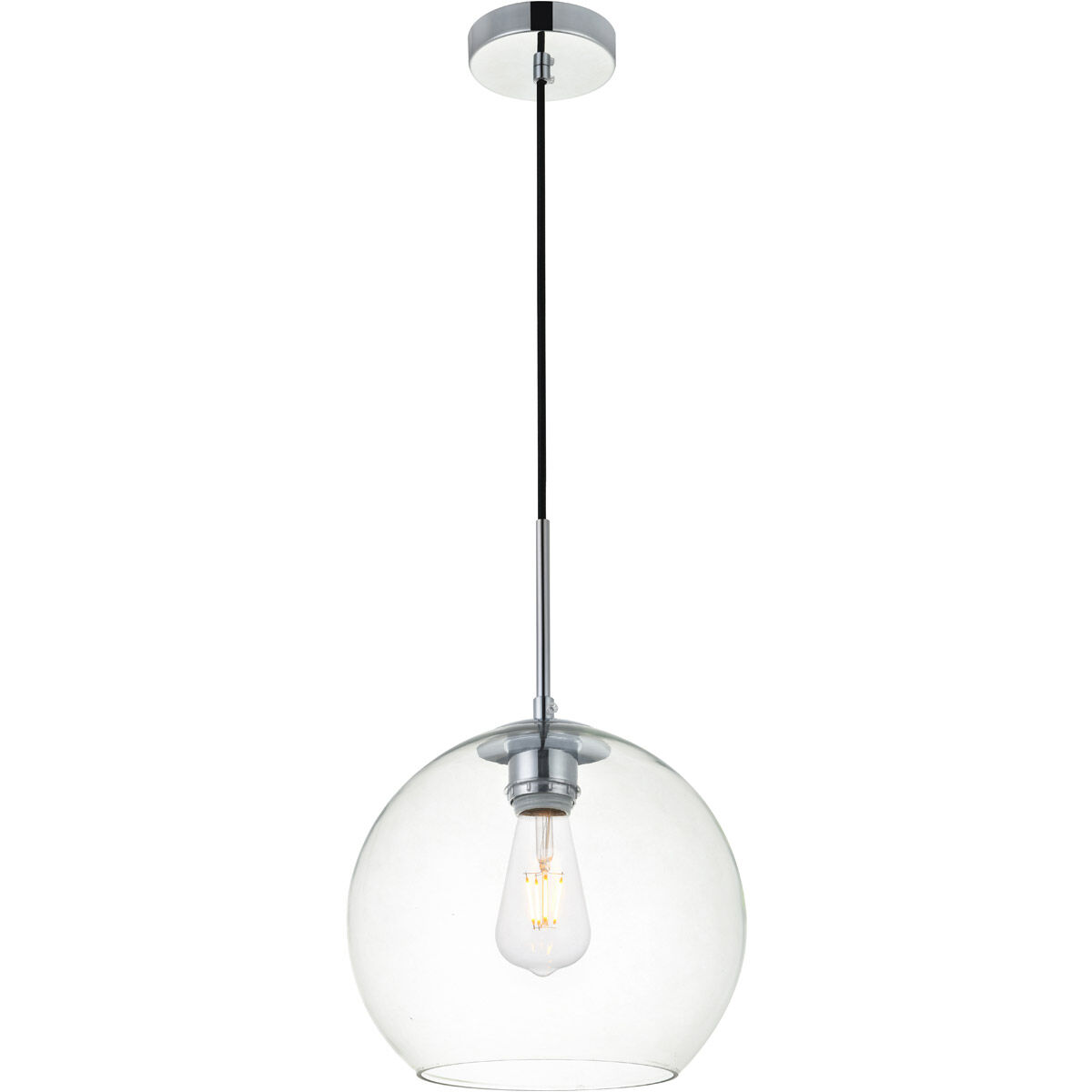 Baxter 1 Light 10 inch Chrome Pendant Ceiling Light