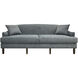 Maywood Light Blue / Dark Brown Sofa