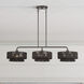 Florell 3 Light 47 inch English Bronze Linear Chandelier Ceiling Light, Extra Large