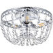 Kylie 3 Light 10 inch Chrome Flush Mount Ceiling Light