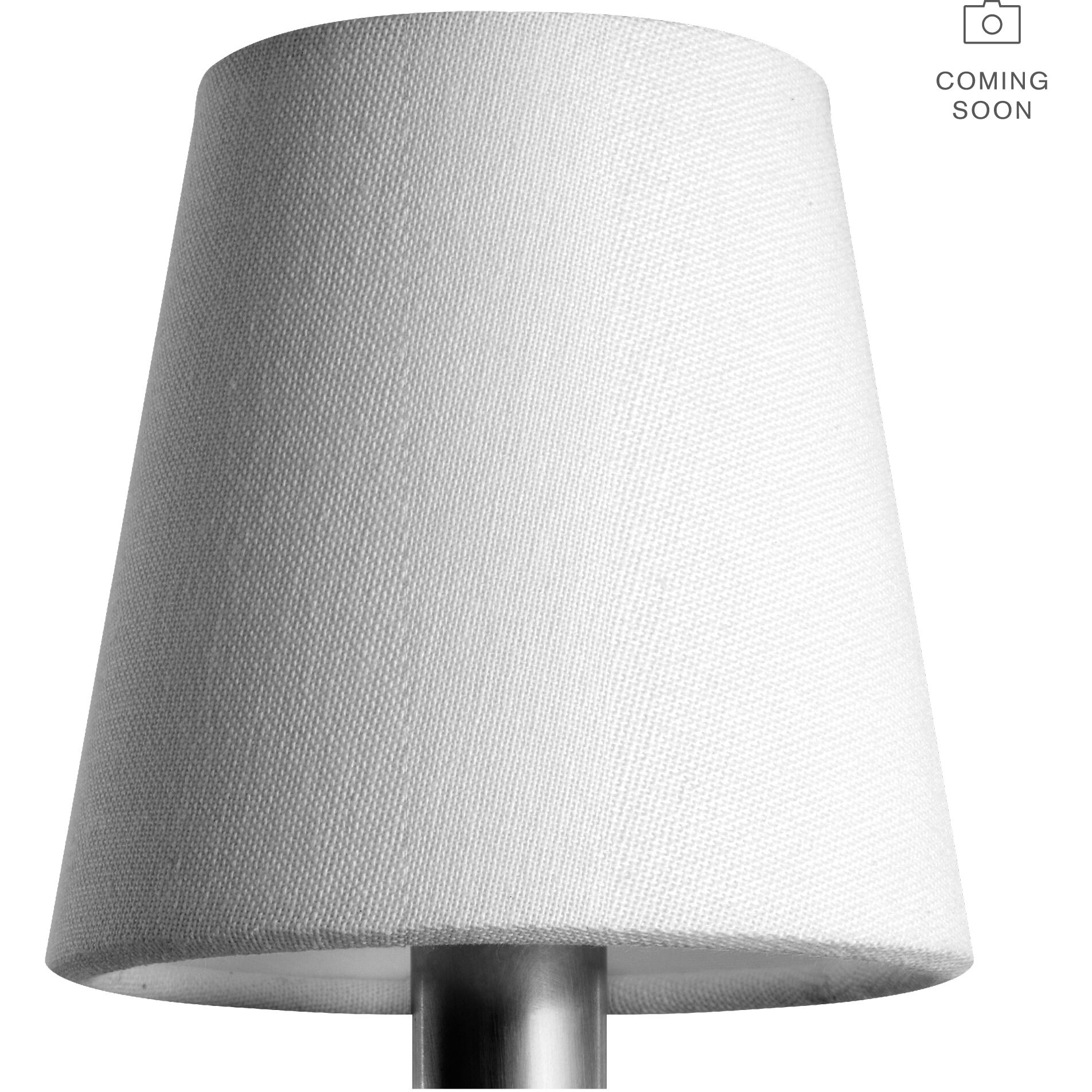 Visual Comfort Clip Mist Silk Soft Empire 6 inch Empire Shade, 6in