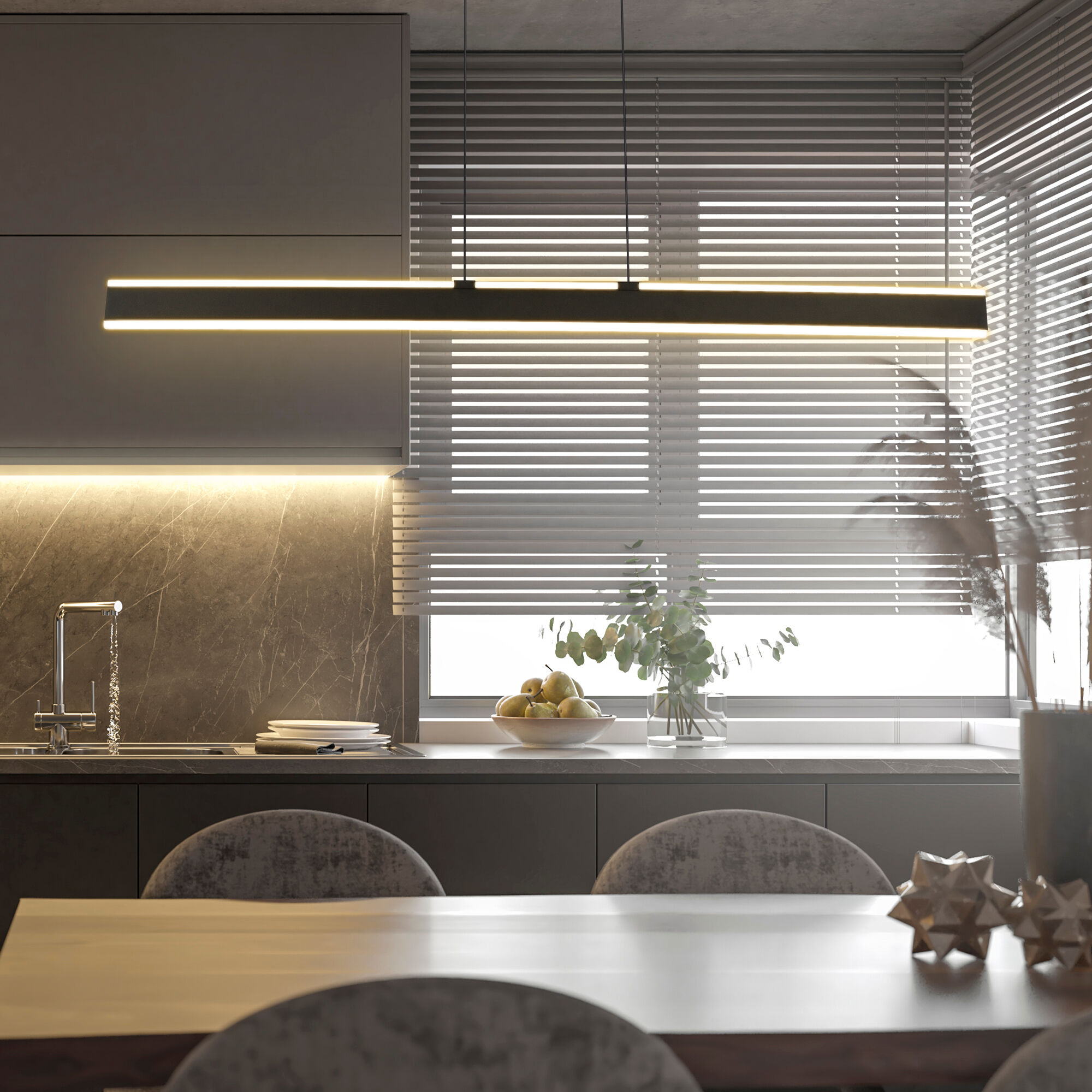 Wezen Linear Chandelier Ceiling Light