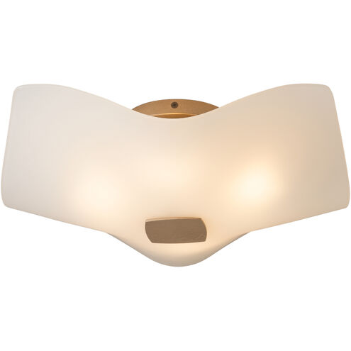 Astra 4 Light 15.8 inch Bronze Semi-Flush Ceiling Light