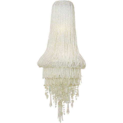 Crystal Reign 2 Light 13 inch Polished Nickel Wall Lamp Wall Light