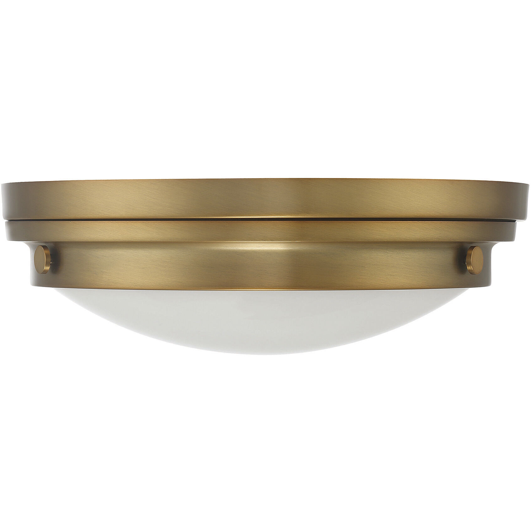 Lucerne 3 Light 15 inch Warm Brass Flush Mount Ceiling Light, Essentials