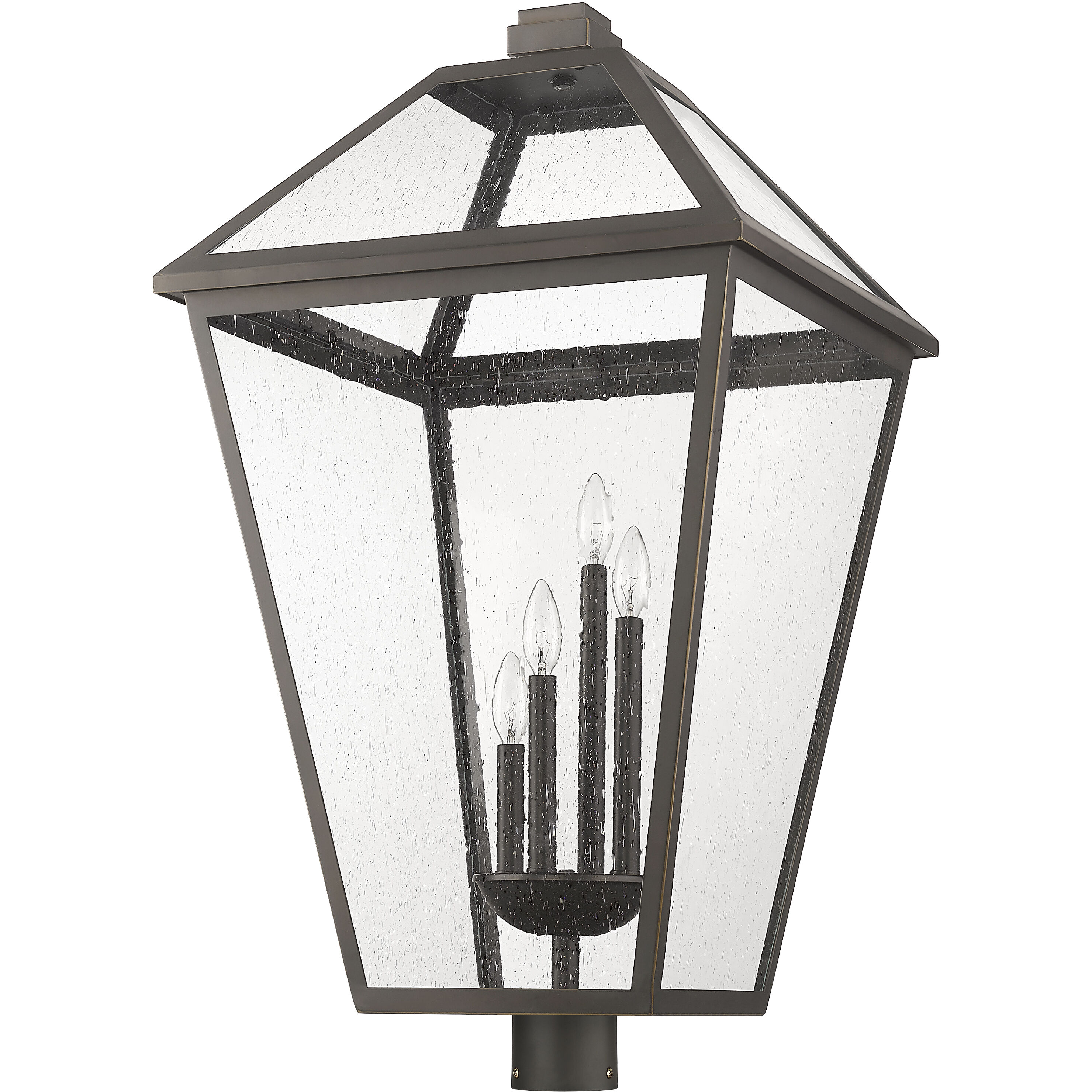 Talbot 4 Light 34.25 inch Oil Rubbed Bronze Outdoor Post Mount Fixture