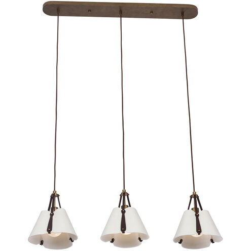 Embrace Island Light Ceiling Light in Pearlized Antique Brass