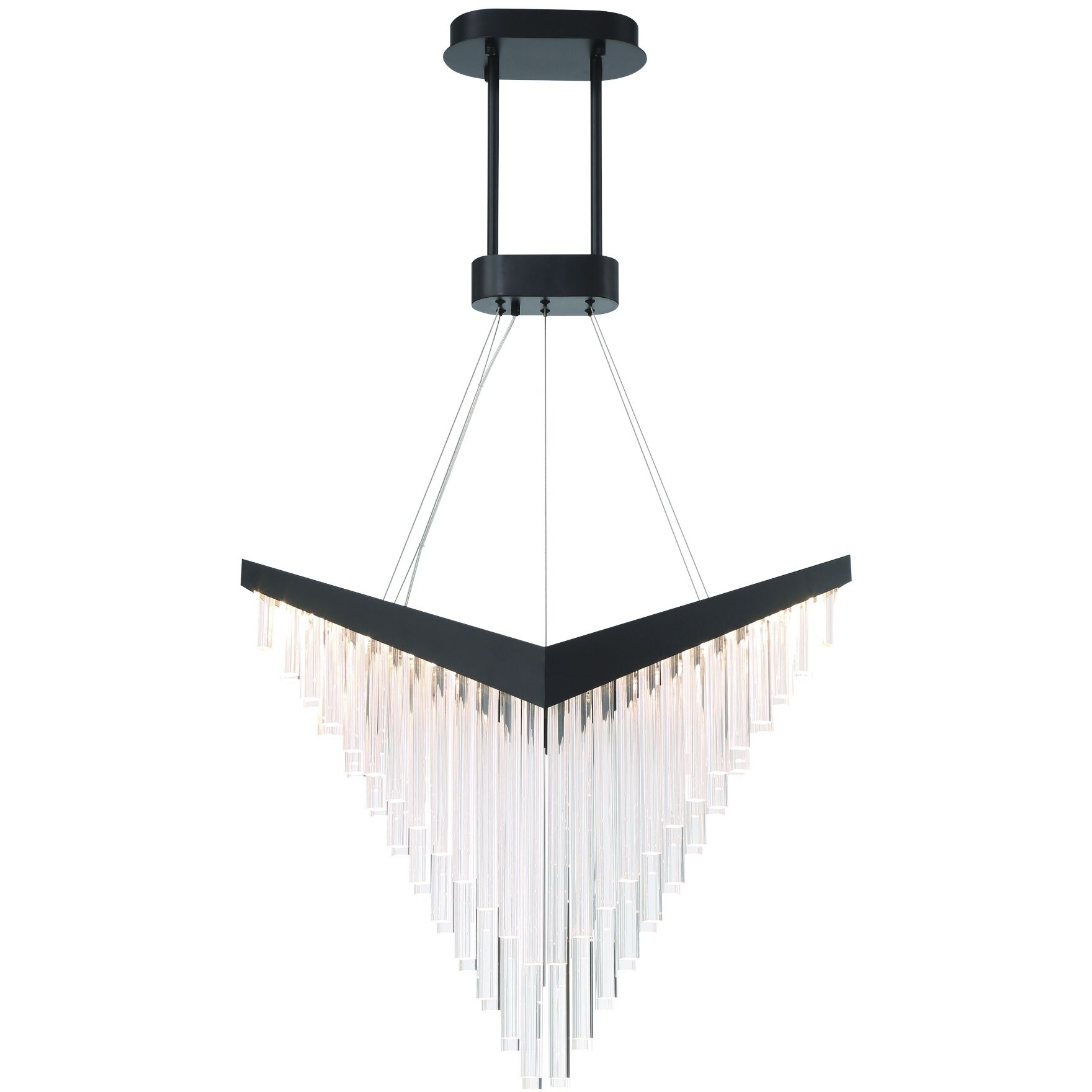 Vivien 1 Light 16 inch Black Chandelier Ceiling Light
