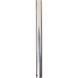 AirPro Brushed Nickel Fan Downrod, 60in