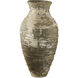Lipari Antique White Outdoor Urn, Extra Large