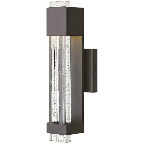 Glacier LED 16 inch Bronze Outdoor Wall Mount Lantern, Small