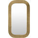 Enya 45.5 X 26 inch Plated Wall Mirror