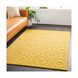 Central Park 93 X 93 inch Bright Yellow Indoor Area Rug, Round