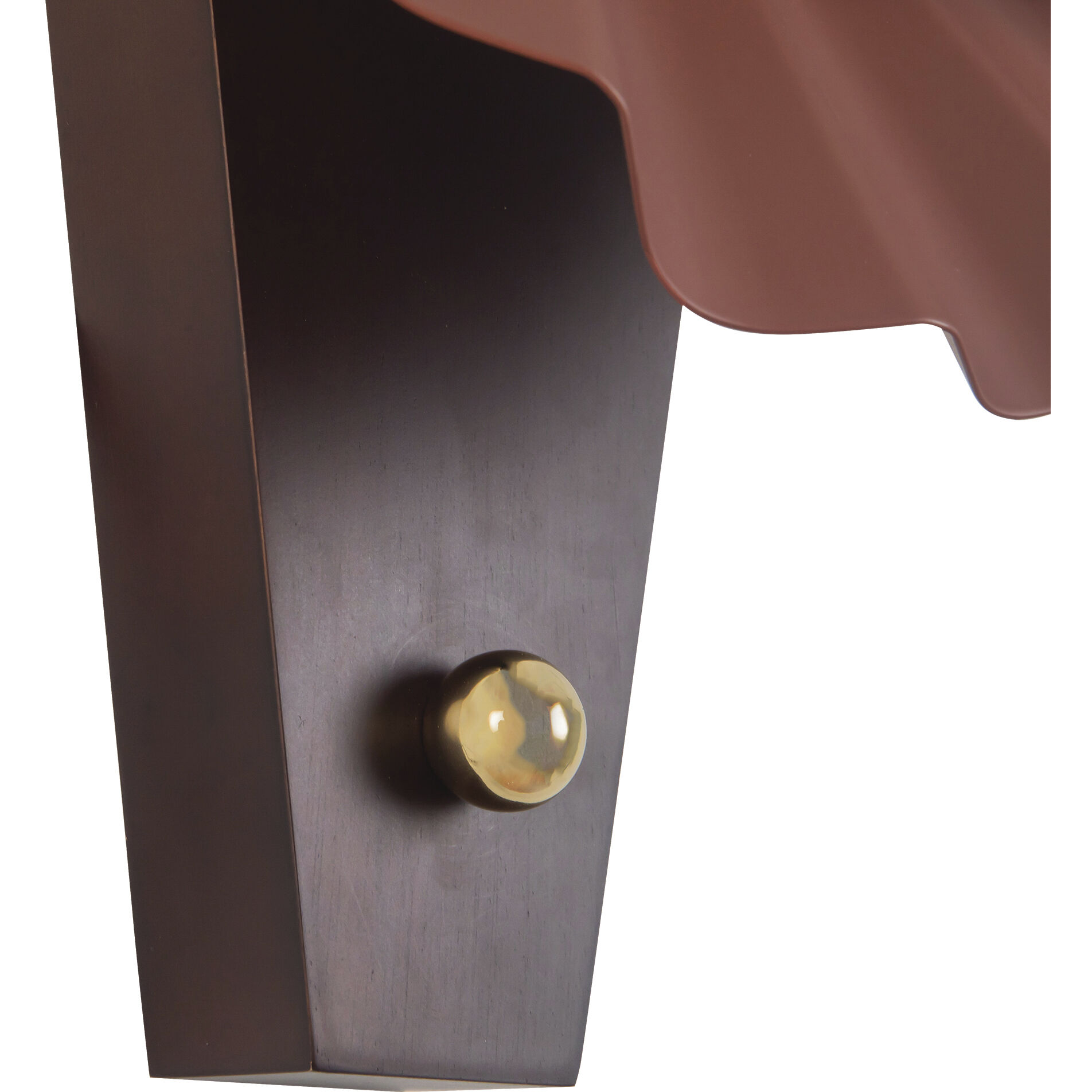 Furrow 1 Light 12 inch Burgundy Wall Sconce Wall Light