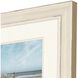 Waterside Collection Distressed Ivory Wood Framed Art