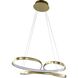 Canada LED 23.6 inch Gold Chandelier Ceiling Light