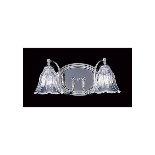 Geneva 2 Light 13 inch Polished Brass Sconce Wall Light