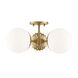 Paige 3 Light 17.50 inch Semi-Flush Mount