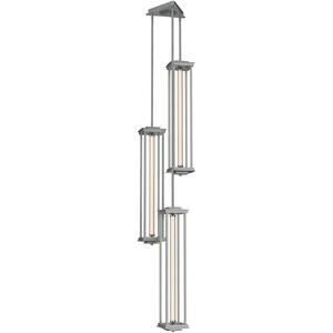 Athena Triple LED 20.1 inch Vintage Platinum Pendant Lantern Ceiling Light, Tall