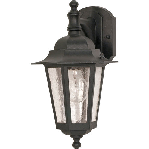 Cornerstone 1 Light 13 inch Textured Black Outdoor Wall Lantern