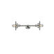 Franklin Restoration Railroad 2 Light 8 inch Polished Nickel Bath Vanity Light Wall Light, Franklin Restoration