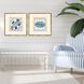 Cena Italiana Blue and Green and Red and Yellow Framed Art